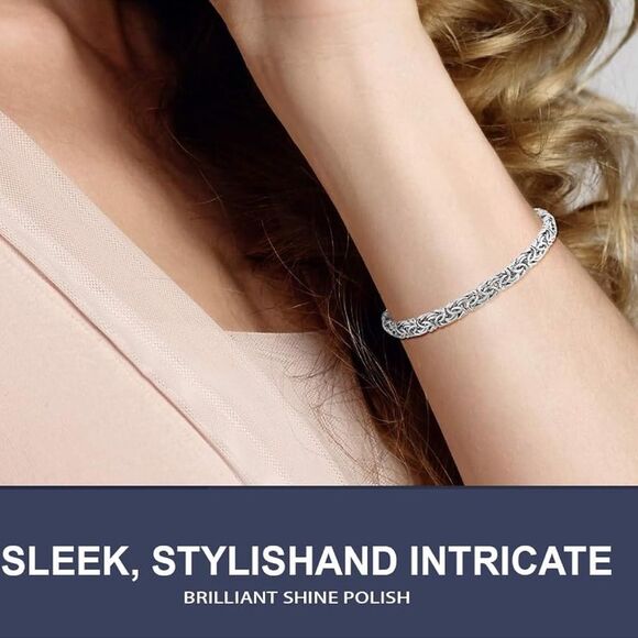 Brighton women’s Silver Chain Bracelet - Picture 2 of 8